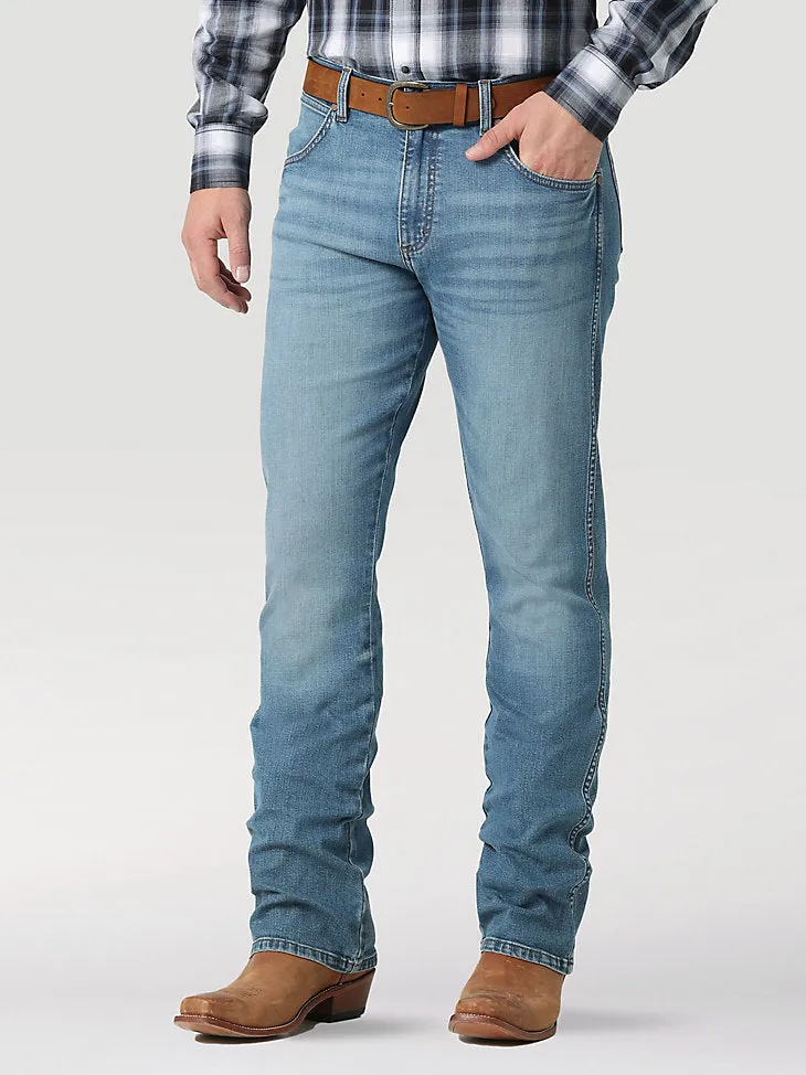 Herren Wrangler Retro Slim Fit Bootcut Jeans in Tabak von Wrangler Clothing