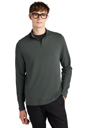 Mercer Mettle Herren Stretch 1/4-Zip Sweatshirt - Ankergrau