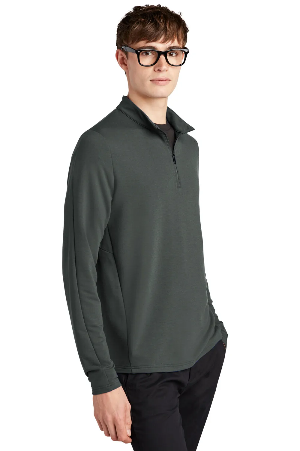 Mercer Mettle Herren Stretch 1/4-Zip Sweatshirt - Ankergrau