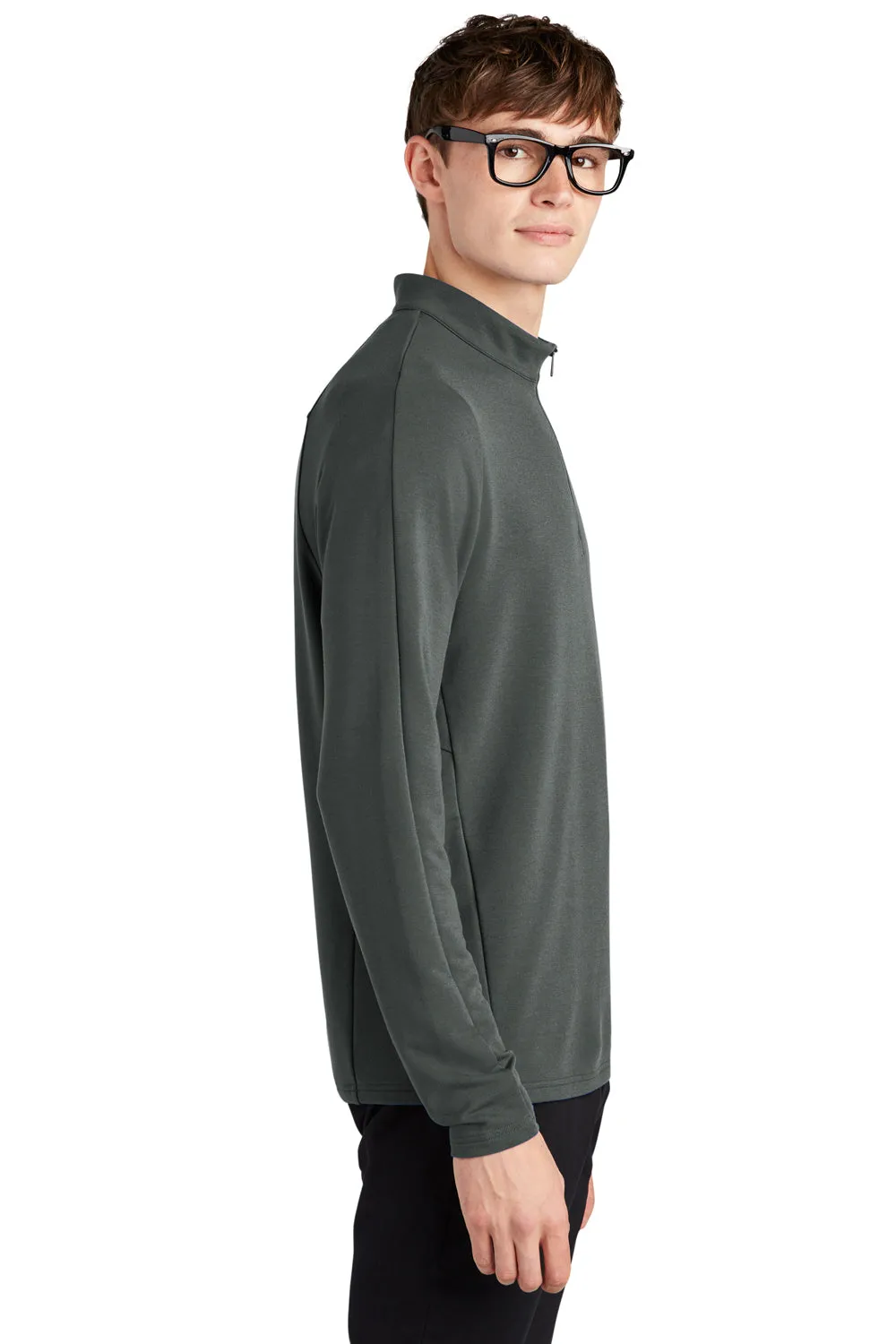 Mercer Mettle Herren Stretch 1/4-Zip Sweatshirt - Ankergrau