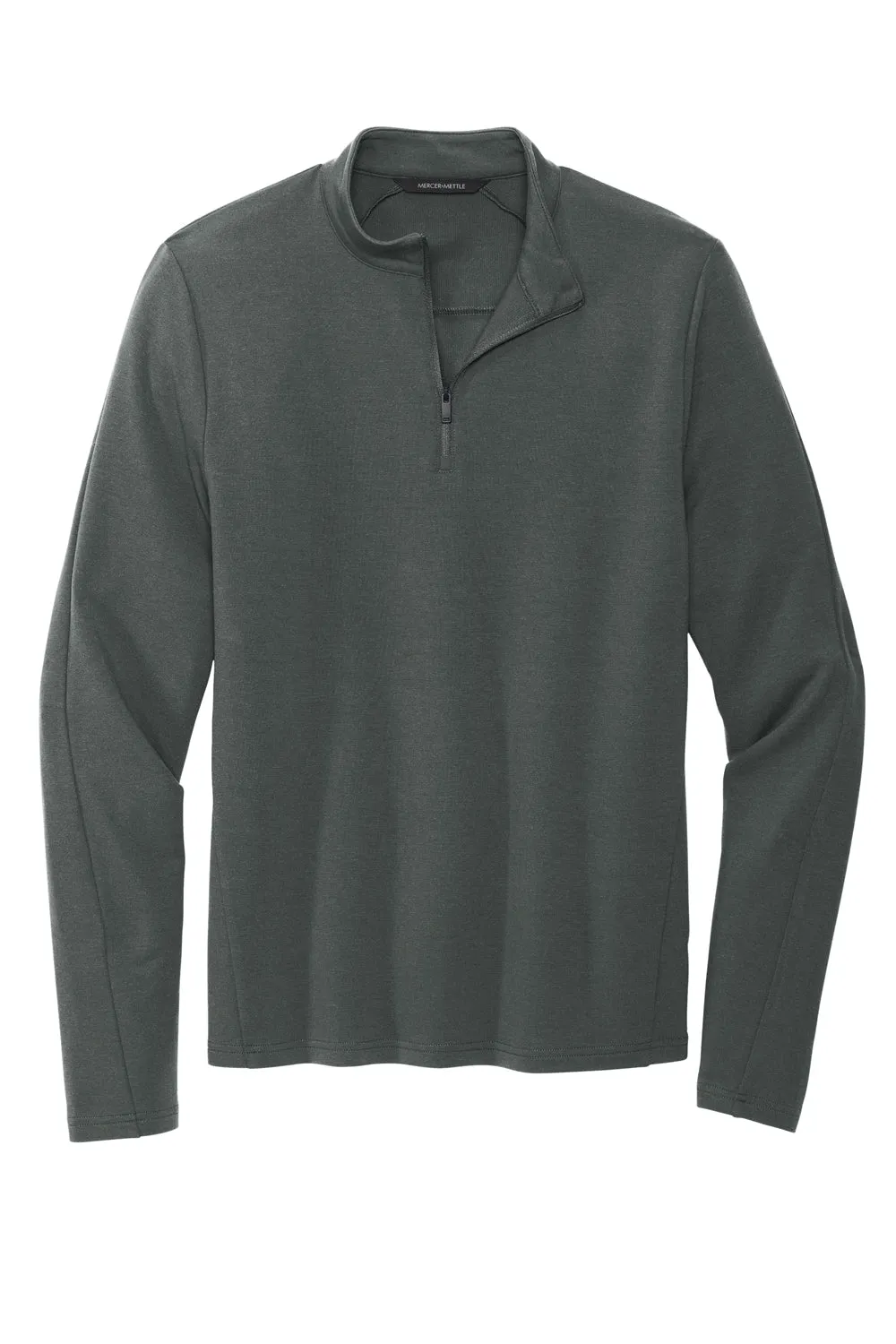 Mercer Mettle Herren Stretch 1/4-Zip Sweatshirt - Ankergrau