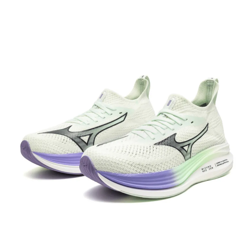 Mizuno Damen Neo Zen Laufschuhe in Hauch von Minzgrün/Indientinte/Paisley Lila SS25 Schuhe_Mizuno