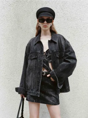 Monogram Denim Jacke