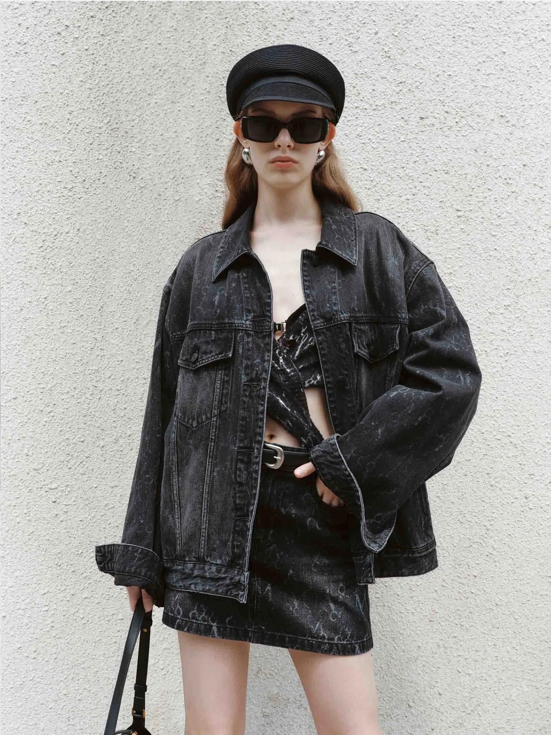 Monogram Denim Jacke