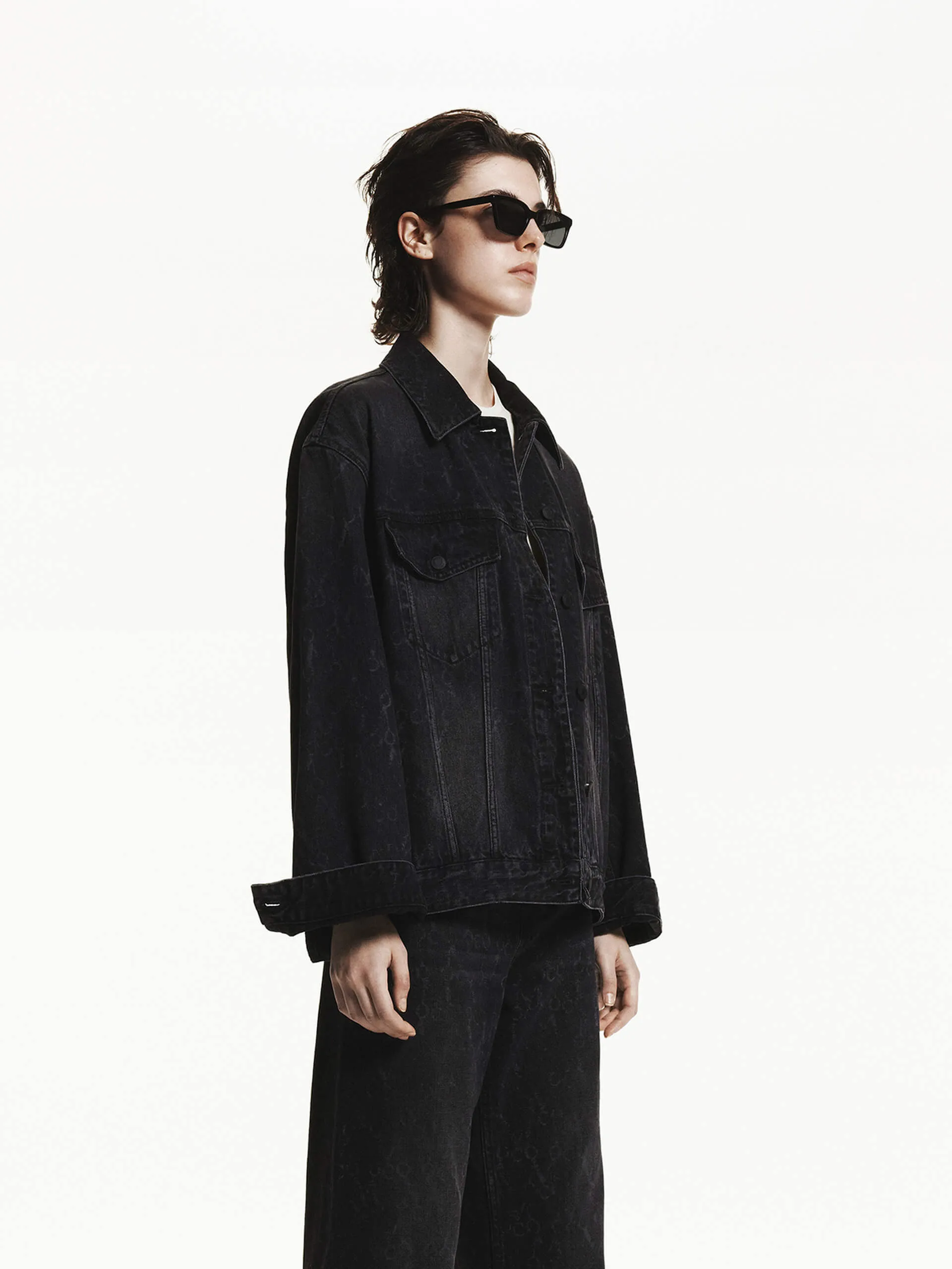 Monogram Denim Jacke