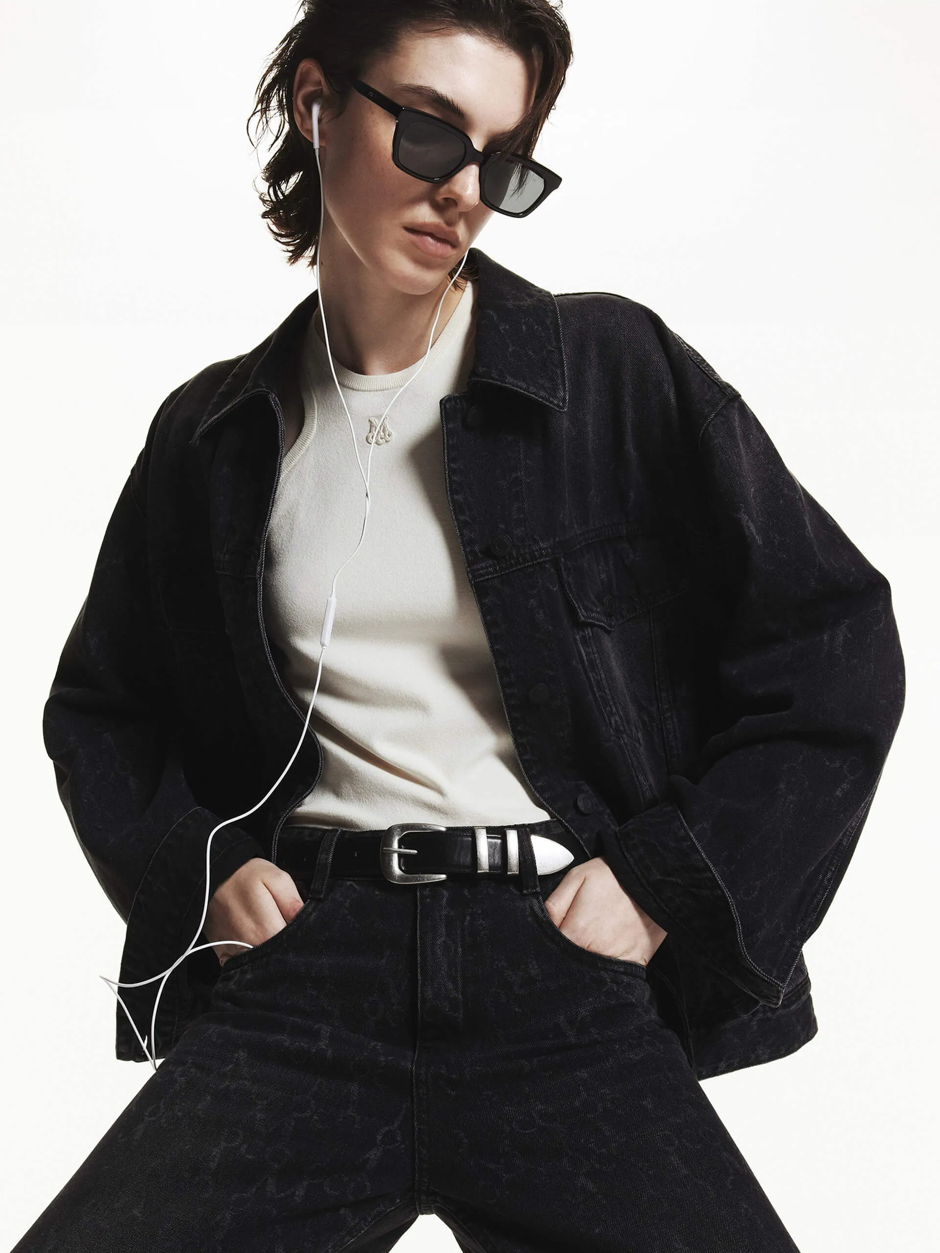 Monogram Denim Jacke