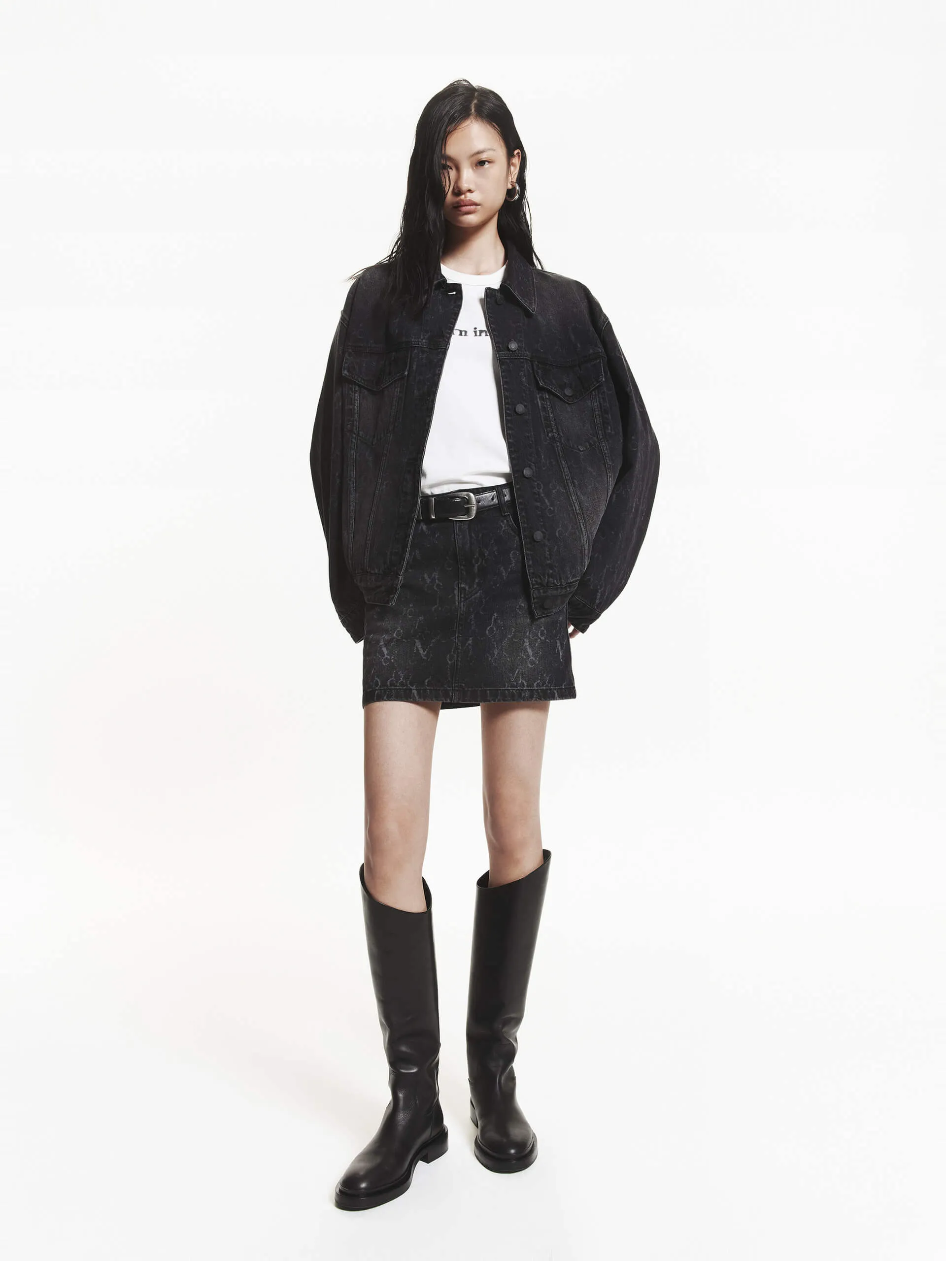 Monogram Denim Jacke