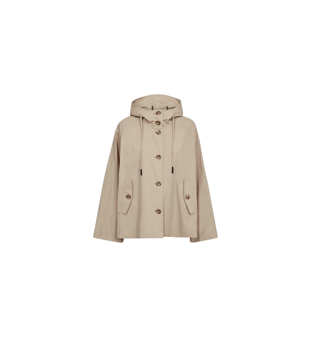 Mosmosh Sheena Kurze Parka Jacke In Beige