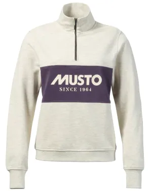 Musto Womens Classic Half Zip Sweatshirt Musto Clothing