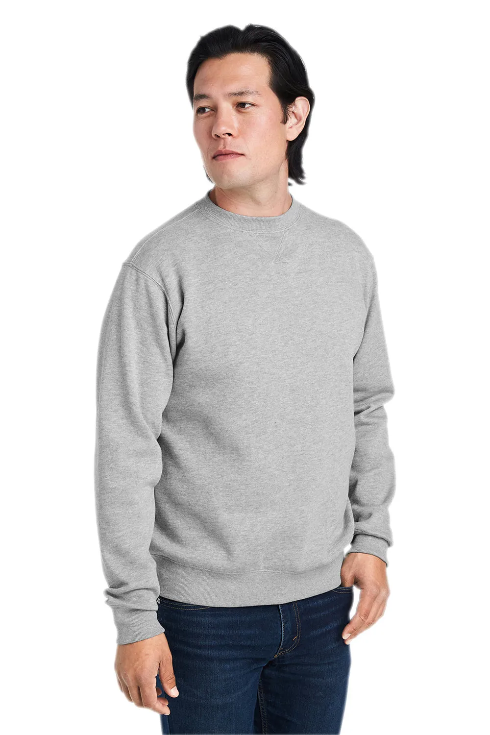 Nautica Herren Anker Crewneck Sweatshirt - Heather Oxford Grau