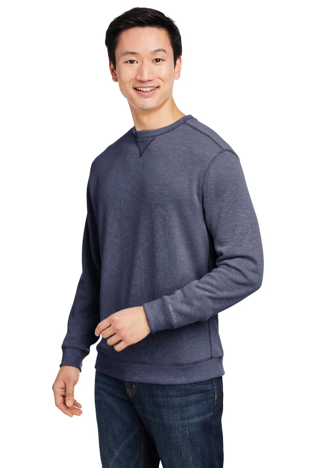 Nautica Herren Sun Surfer Supreme Crewneck Sweatshirt - Vintage Marineblau