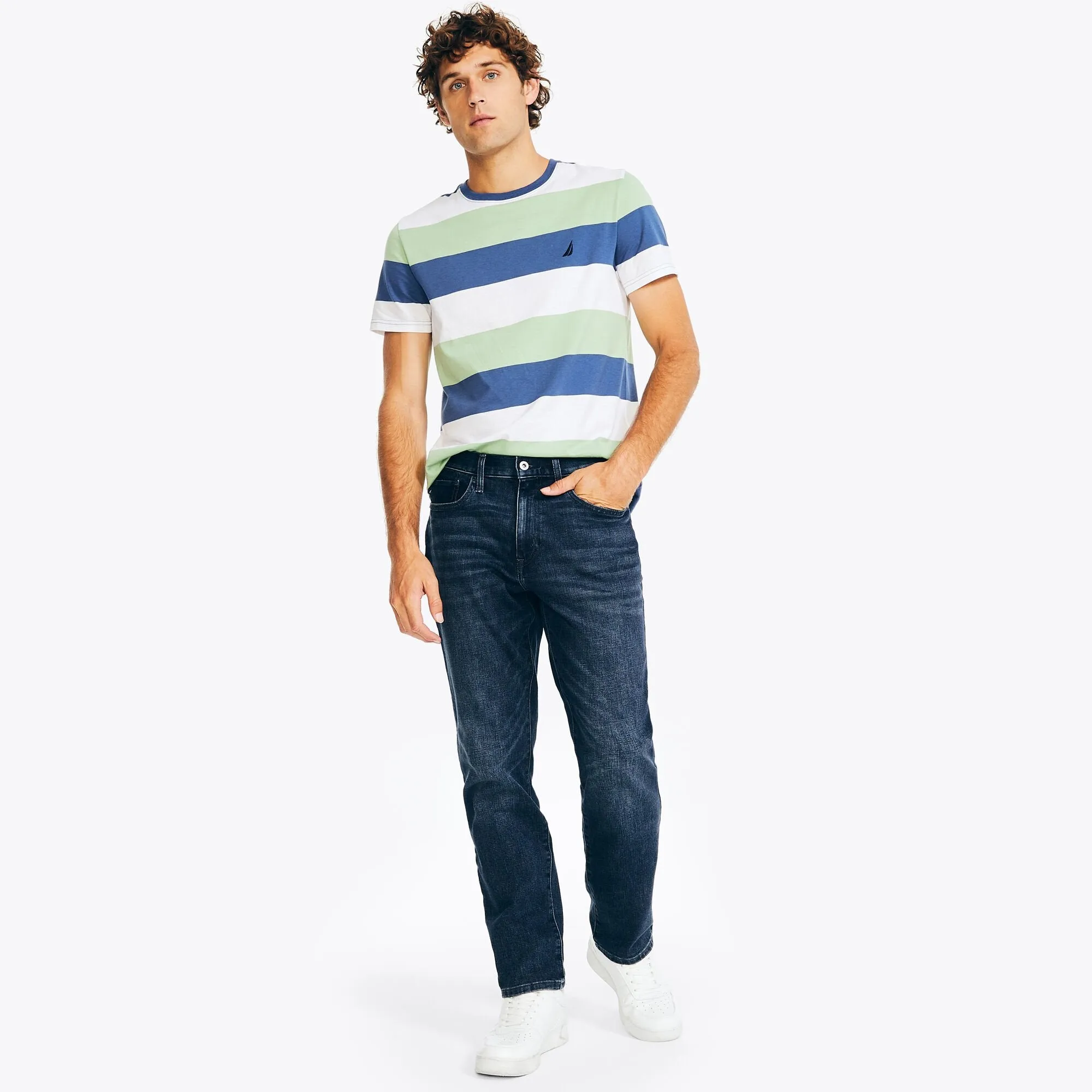 Nautica Herren Vintage Straight Stretch Denim