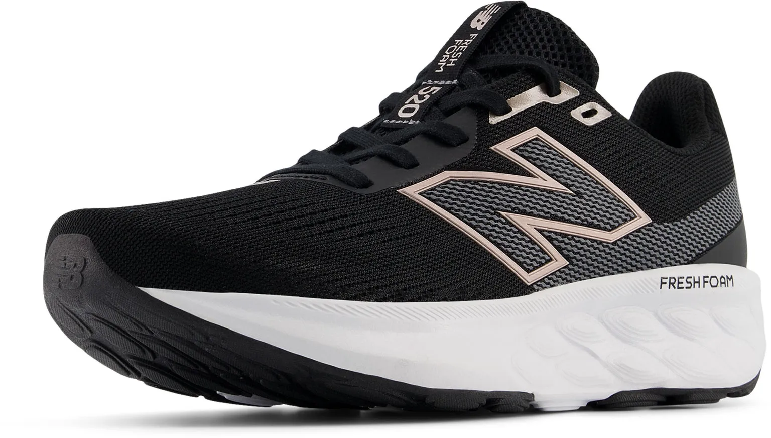 NEW BALANCE Damen 520 Fresh Foam V9 Laufschuhe in Schwarz/Weiß