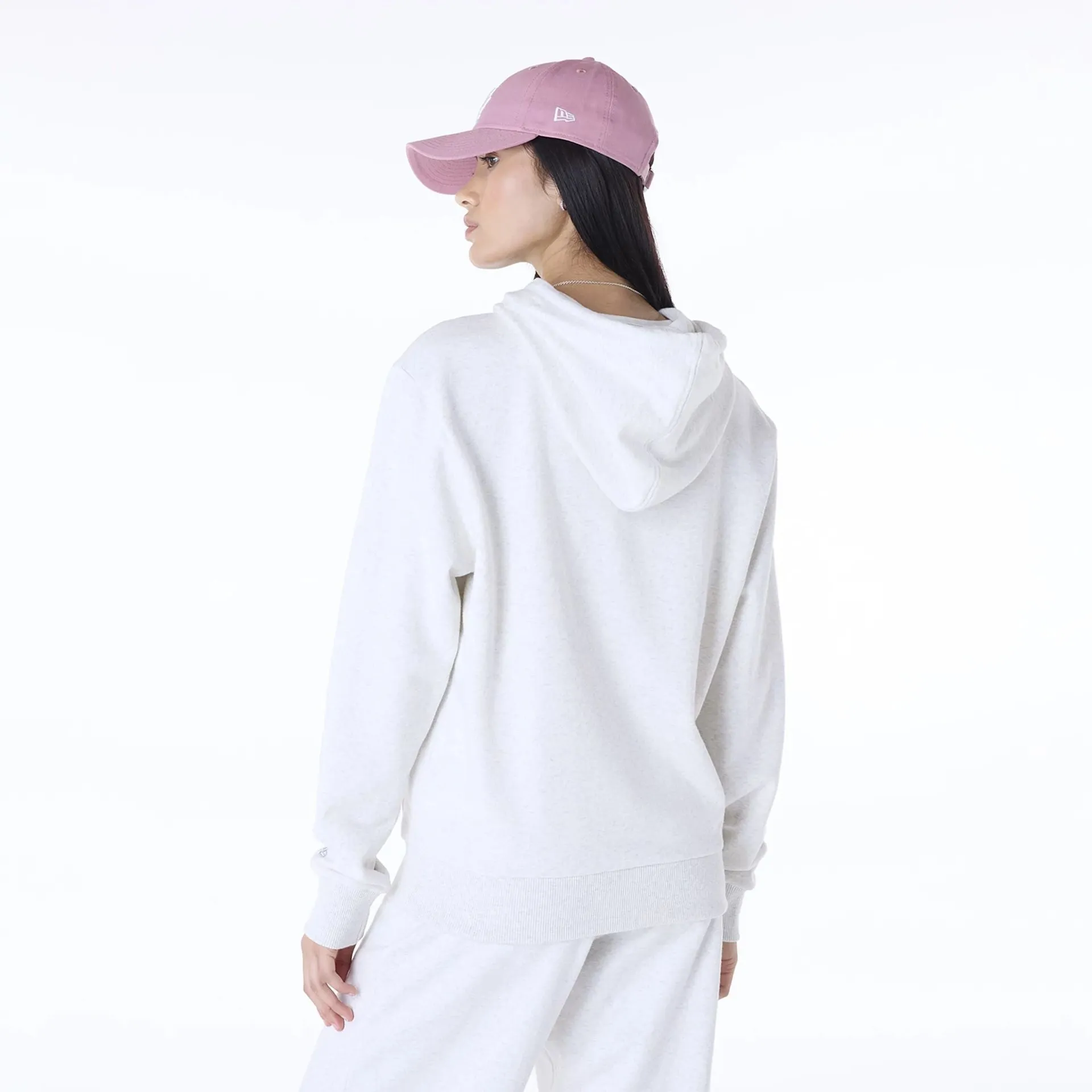 New Era Sweatshirts und Hoodies LA Dodgers Damen MLB League Essential Grau Pullover Hoodie