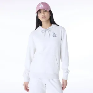 New Era Sweatshirts And Hoodies LA Dodgers Womens MLB League Essential Grey Pullover Hoodie