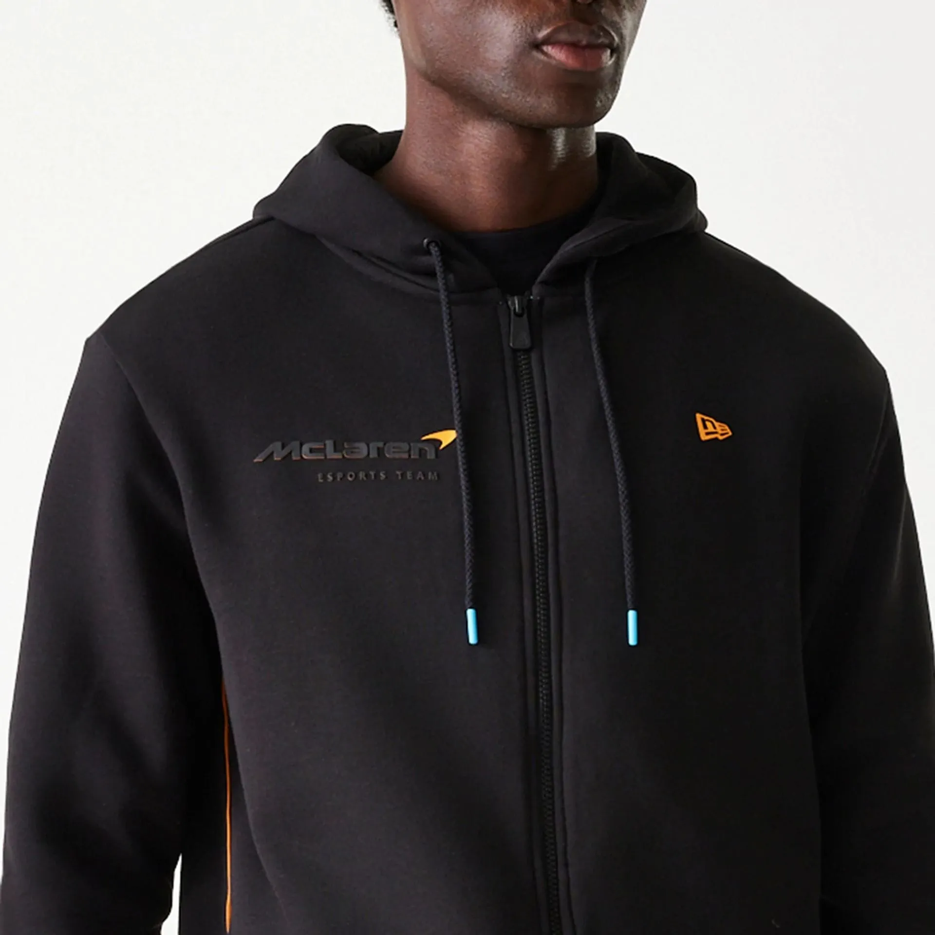 New Era Sweatshirts und Hoodies McLaren Racing Shadow Black Übergroßer Pullover Hoodie