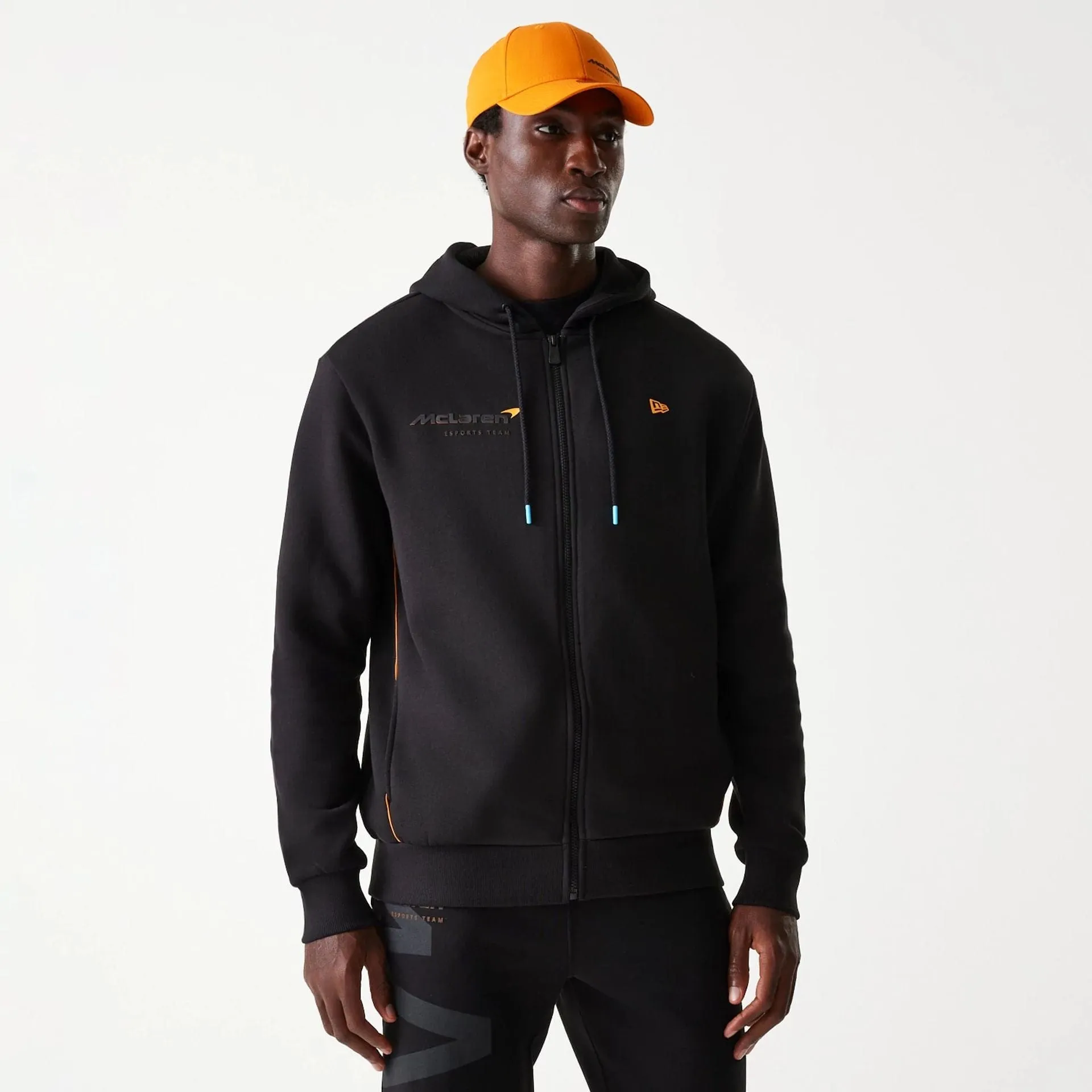 New Era Sweatshirts und Hoodies McLaren Racing Shadow Black Übergroßer Pullover Hoodie