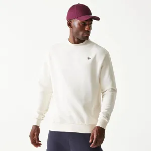 New Era Sweatshirts und Hoodies New Era Essential Weißer Übergroßer Crewneck Pullover