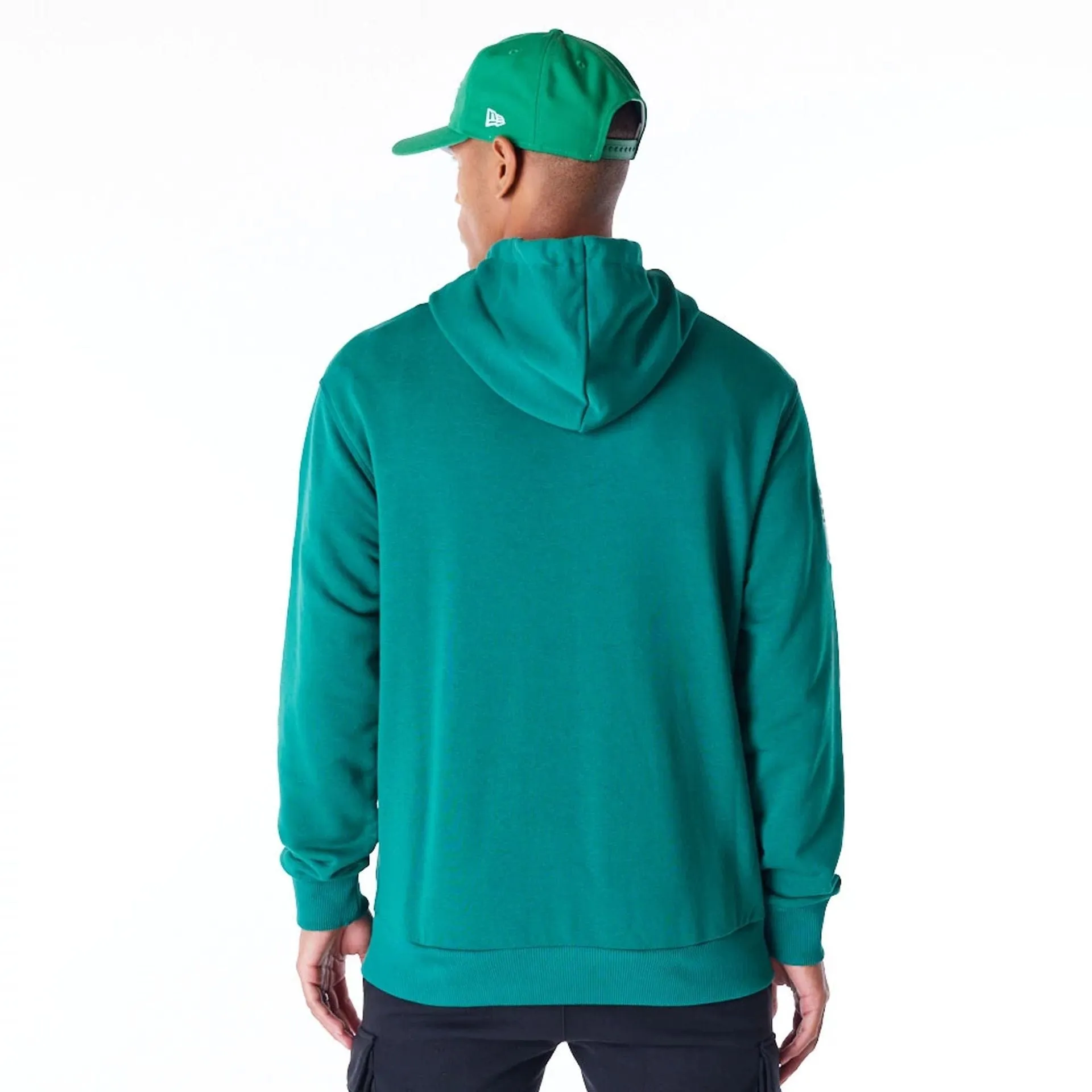 New Era Sweatshirts und Hoodies New York Jets NFL Patch Grüner Übergroßer Pullover Hoodie