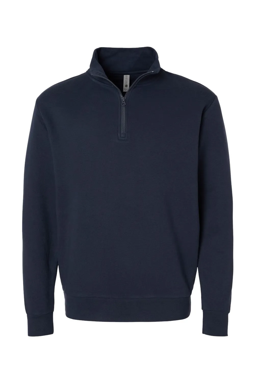 Next Level Herren Fleece 1/4 Zip Sweatshirt - Mitternachtsmarineblau