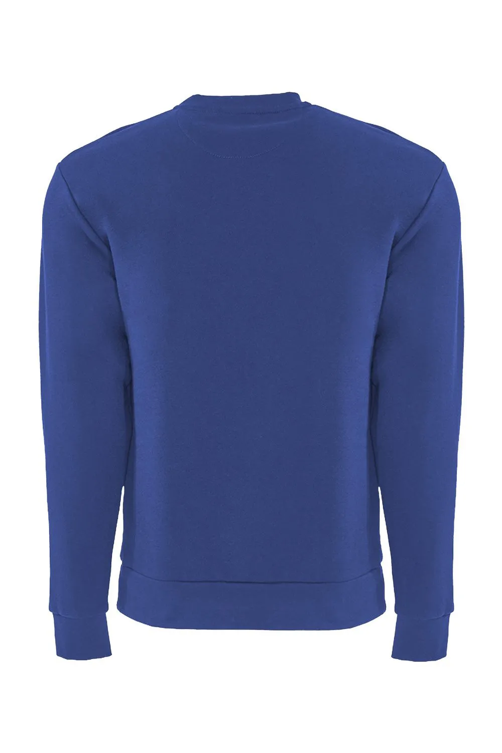 Next Level Herren-Fleece-Crewneck-Sweatshirt mit Beuteltasche - Königsblau