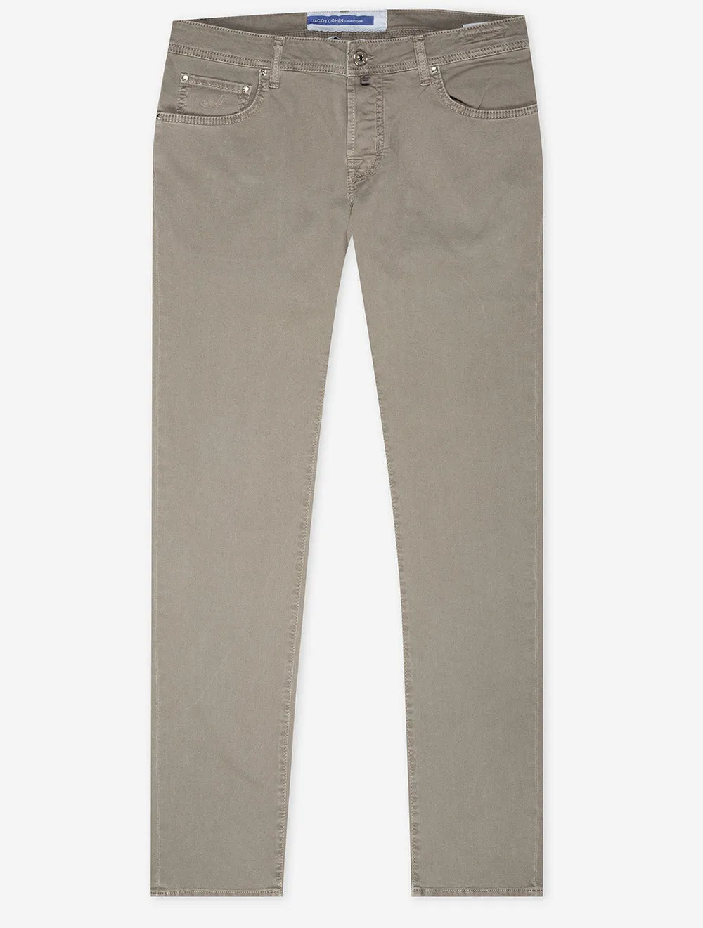 Nick 5-Taschen-Chino in Taubenfarbe
