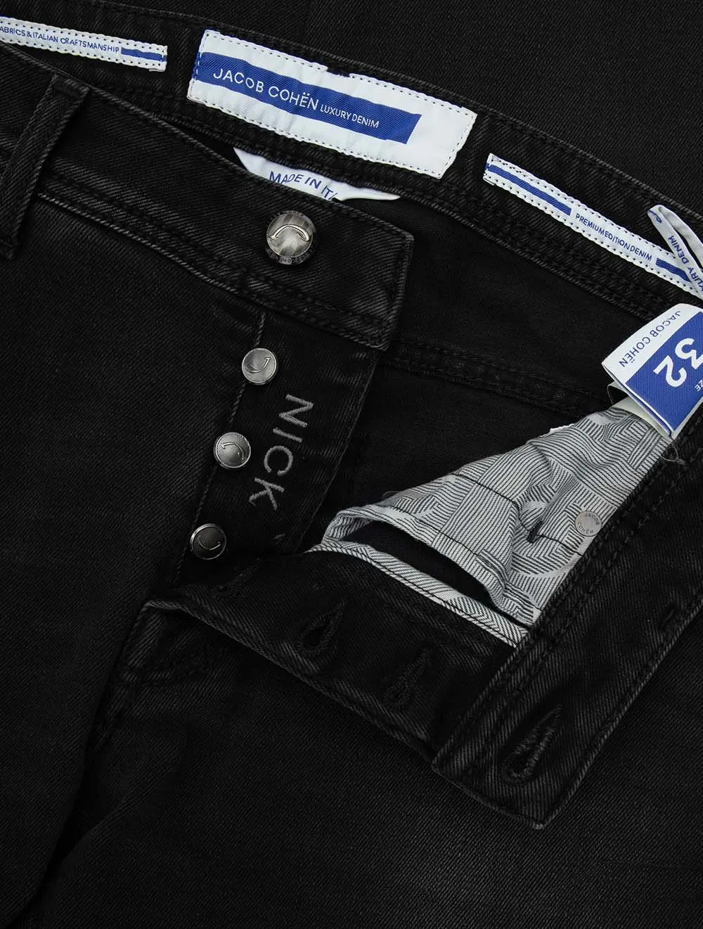 Nick 5 Pocket Slim Jeans Schwarz