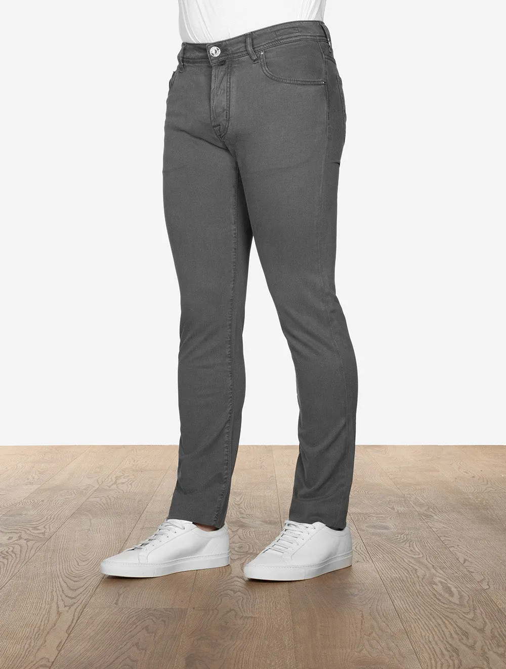 Nick Slim Fit Jeans Grau