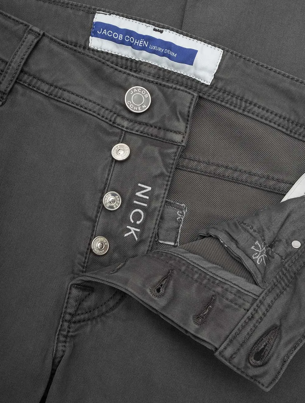 Nick Slim Fit Jeans Grau