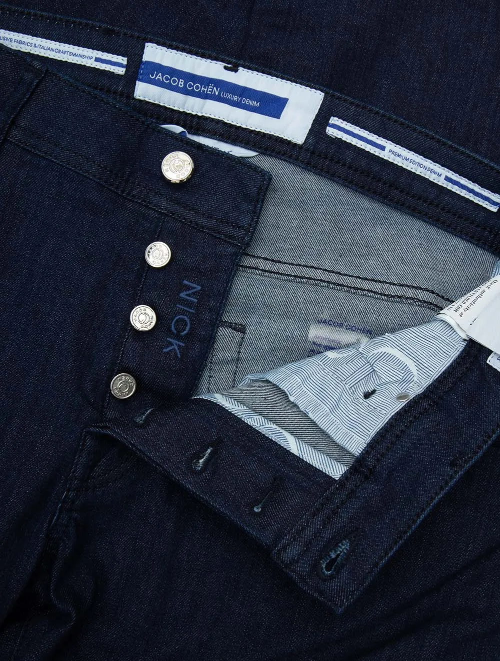 Nick Super Stretch 5-Taschen-Jeans Navy