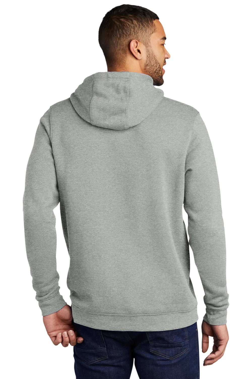 Nike Herren Club Fleece Kapuzenpullover mit Kangaroo-Tasche - Heather Dunkelgrau