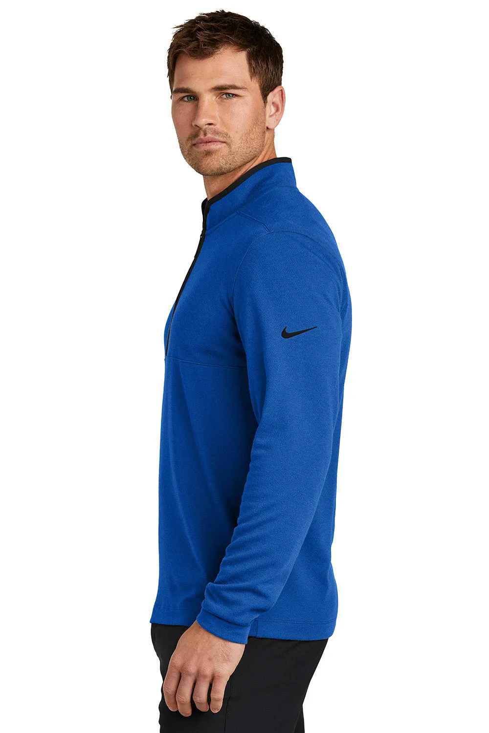 Nike Herren Sweatshirt mit strukturiertem 1/4-Zipper - Gym Blue