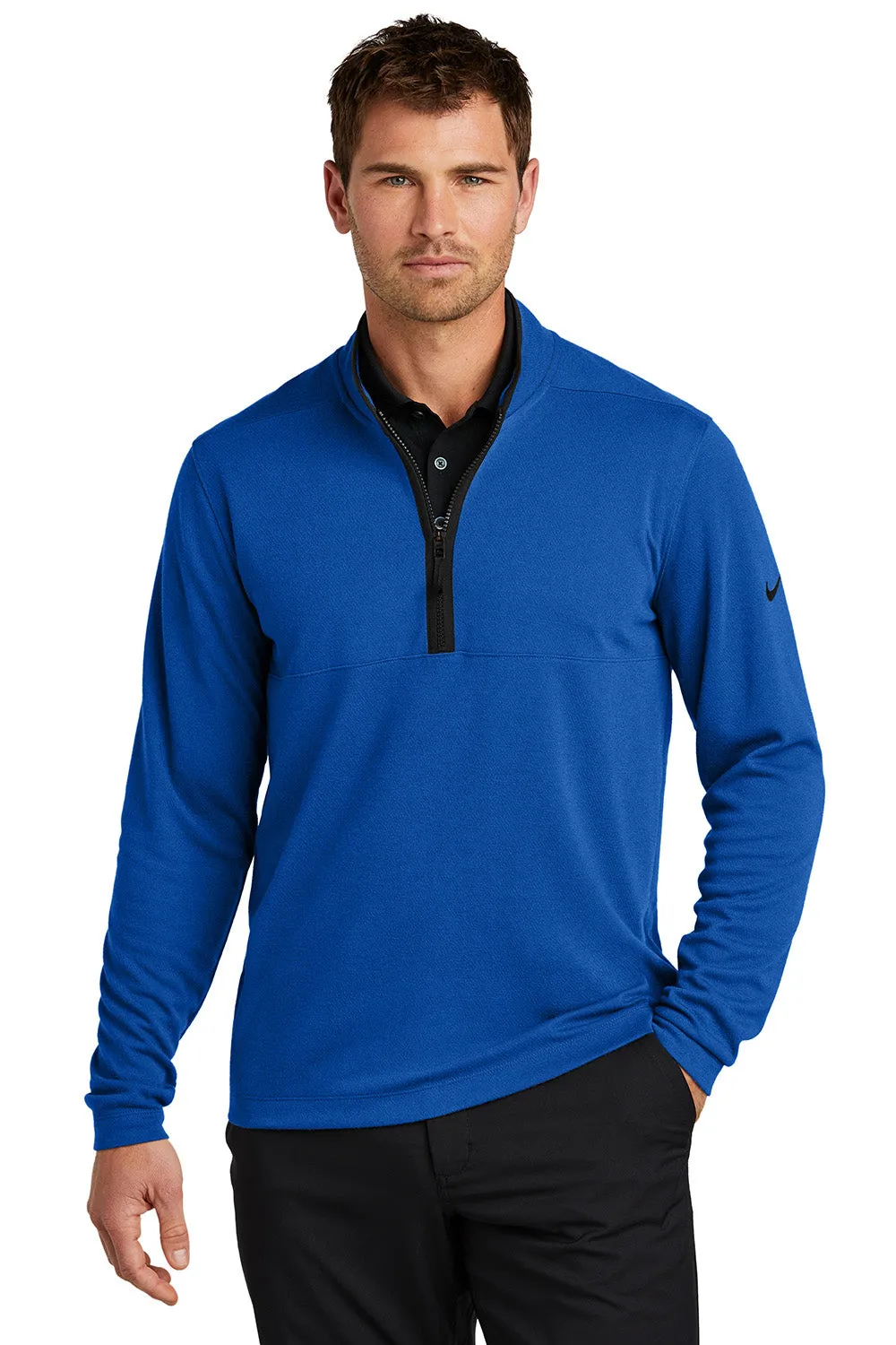 Nike Herren Sweatshirt mit strukturiertem 1/4-Zipper - Gym Blue