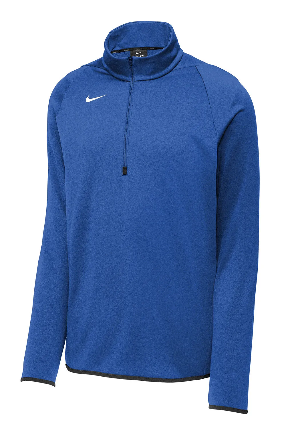 Nike Herren Therma-Fit Feuchtigkeitstransport Fleece 1/4 Zip Sweatshirt - Team Royal Blau