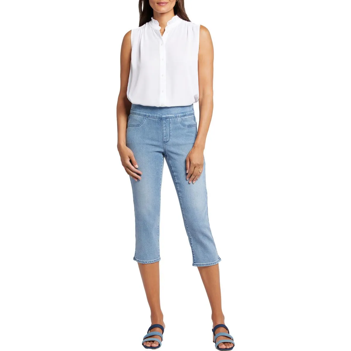 NYDJ Damen Dakota Stretch Denim Cropped Jeans