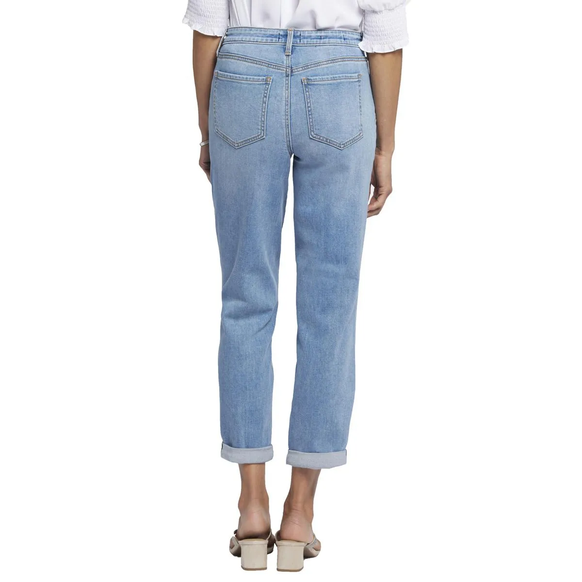 NYDJ Damen Margot Girlfriend Denim umgeschlagene Cropped Jeans