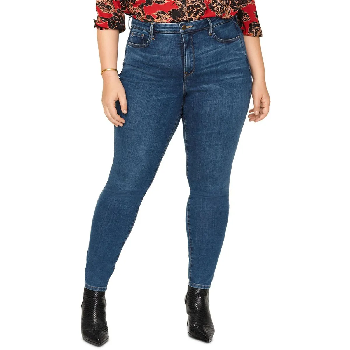 NYDJ Damen Plus Ami High Waist Stretch Skinny Jeans