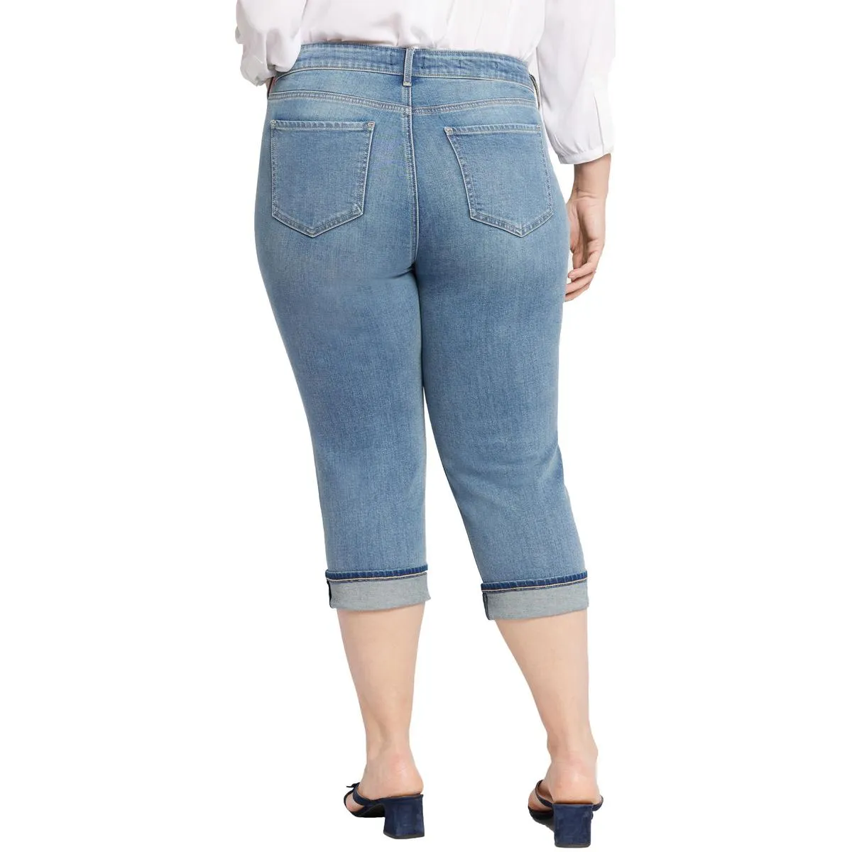 NYDJ Damen Plus Marilyn Denim Baumwolle Cropped Jeans