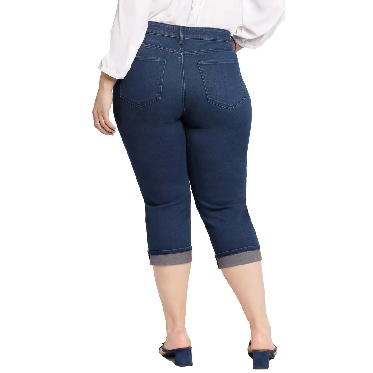 NYDJ Damen Plus Marilyn Denim Baumwolle Cropped Jeans