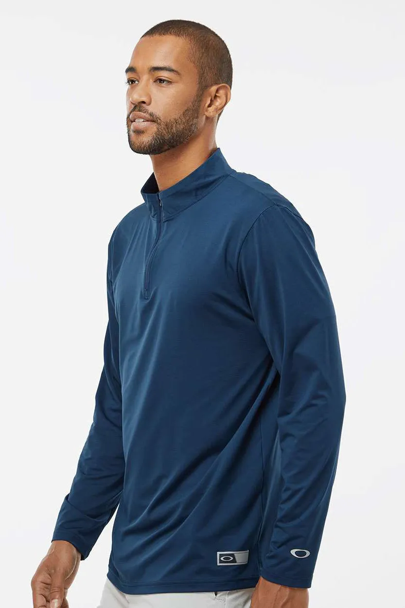 Oakley Herren Team Issue Podium 1/4-Zip Sweatshirt - Team Marineblau