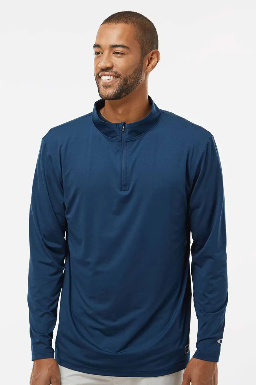 Oakley Herren Team Issue Podium 1/4-Zip Sweatshirt - Team Marineblau