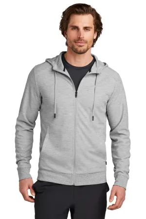 Ogio Herren Revive Kapuzenpullover mit Reißverschluss und Taschen - Heather Hellgrau