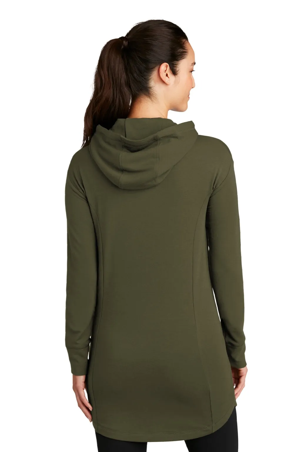 Ogio Damen Luuma Flex Kapuzenpullover mit Taschen - Dunkles Olivgrün