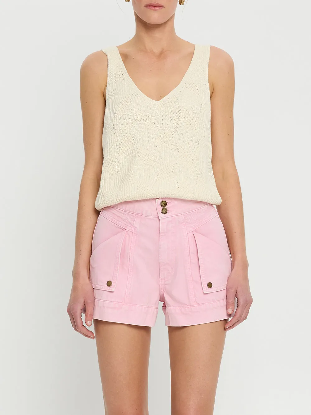 Paloma Denim Short - Pink