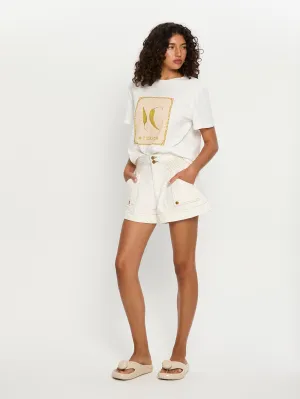 Paloma Denim Short - Weiß