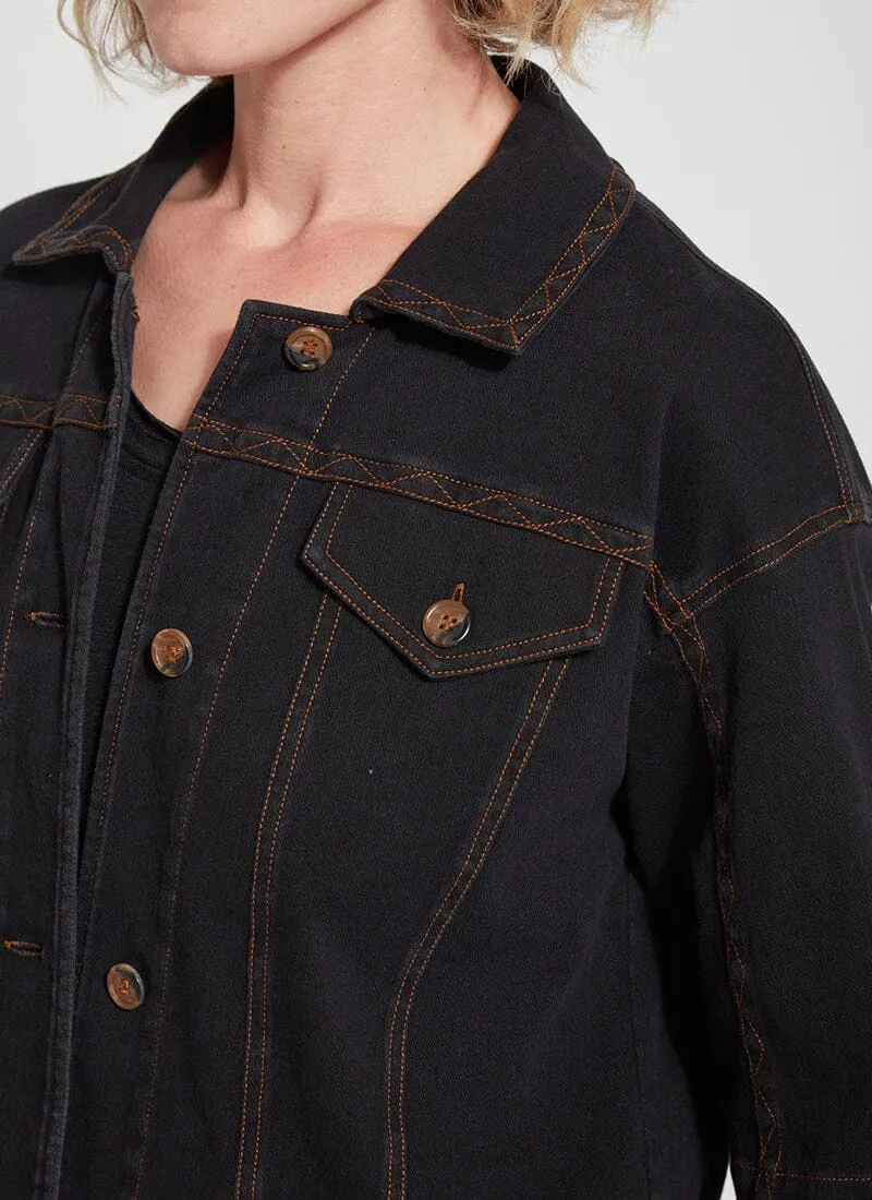 Peoria Crop Denim Jacke