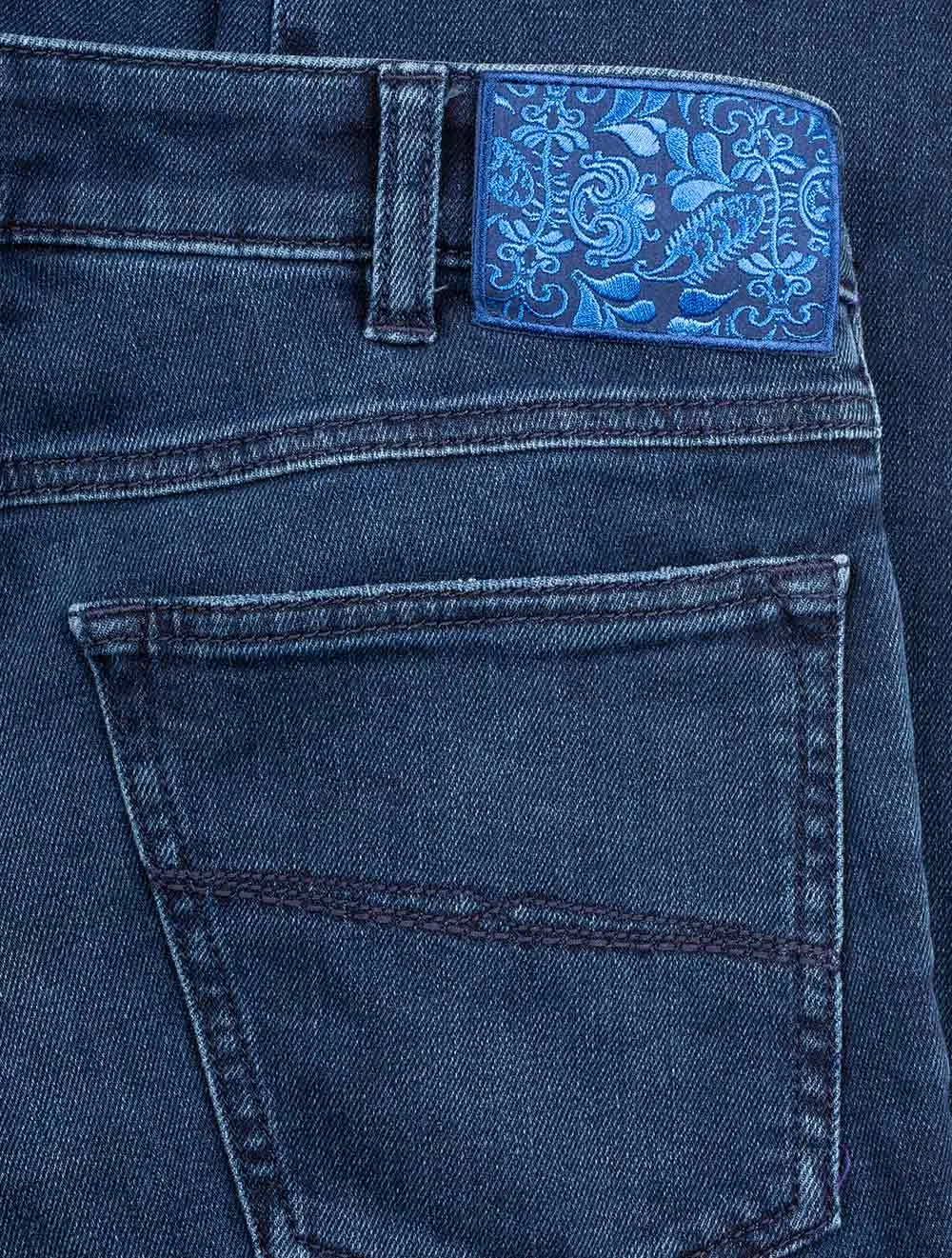Phoenix Ultra Dehnbare Fünf-Taschen-Jeans Blau