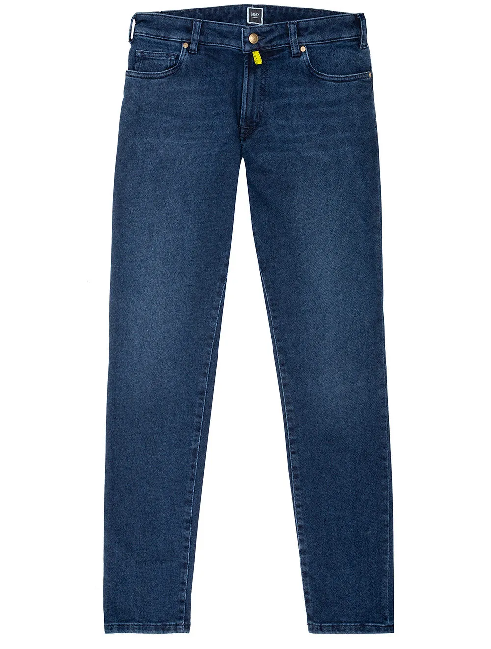 Phoenix Ultra Dehnbare Fünf-Taschen-Jeans Blau