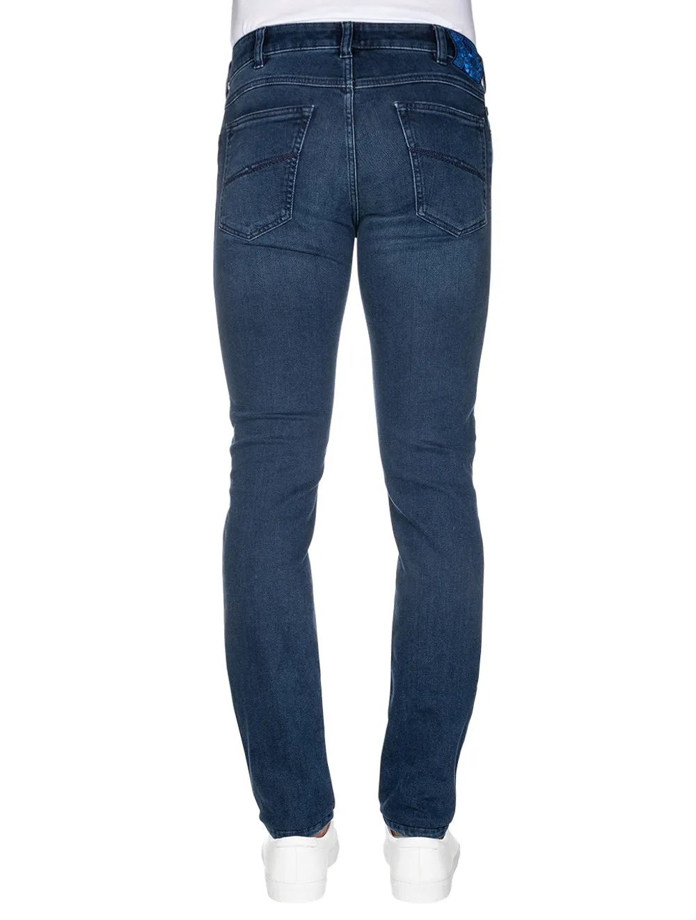 Phoenix Ultra Dehnbare Fünf-Taschen-Jeans Blau