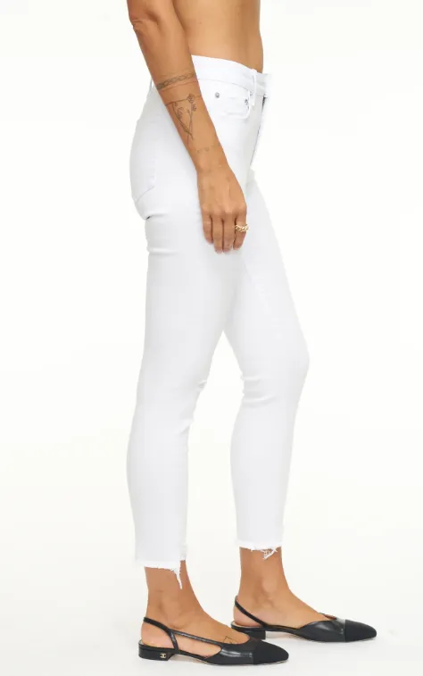 Pistola Audrey Mid Rise Skinny Crop - Muschel Vintage